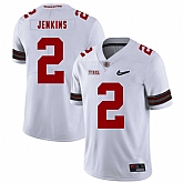 Ohio State Buckeyes 2 Malcolm Jenkins White Diamond Nike Logo College Football Jersey Dzhi,baseball caps,new era cap wholesale,wholesale hats